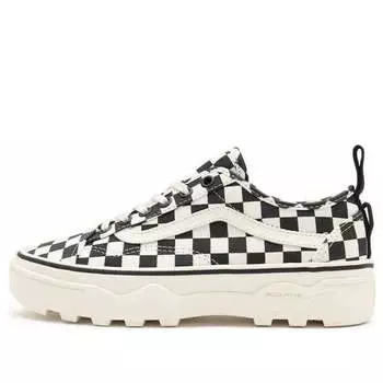 Кроссовки sentry old skool wc 'checkerboard - marshmallow' Vans, черный