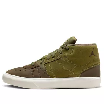 Кроссовки серии mid Air Jordan, зеленый
