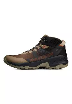 Кроссовки Sertig Mid Gtx Mammut, цвет black dark sand