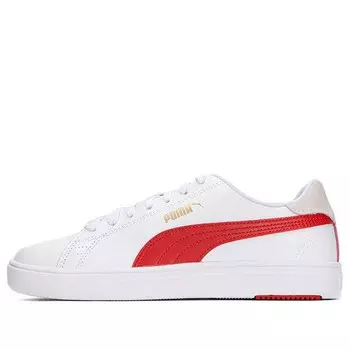 Кроссовки serve pro lite 'white high risk red' Puma, белый