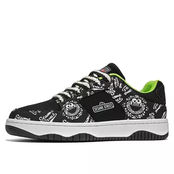 Кроссовки SESAME STREET Kids Skateboarding Shoes Kids Low-top, черный