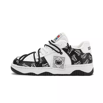 Кроссовки SESAME STREET Skateboarding Shoes Unisex Low-top, черный