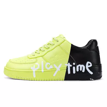 Кроссовки SESAME STREET Skateboarding Shoes Unisex Low-top, черный/слоновая кость