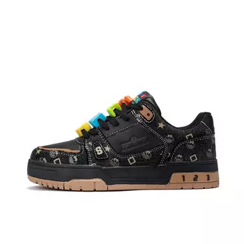 Кроссовки SESAME STREET Skateboarding Shoes Unisex Low-top, черный/белый