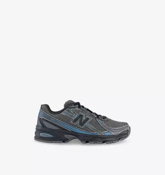 Кроссовки сетчатые низкие с вышитым логотипом 740 v2 New Balance, черный