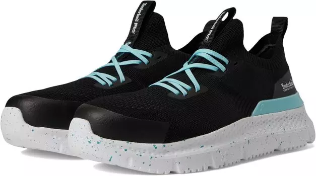 Кроссовки Setra Knit Composite Safety Toe Timberland PRO, цвет Black/Turquoise
