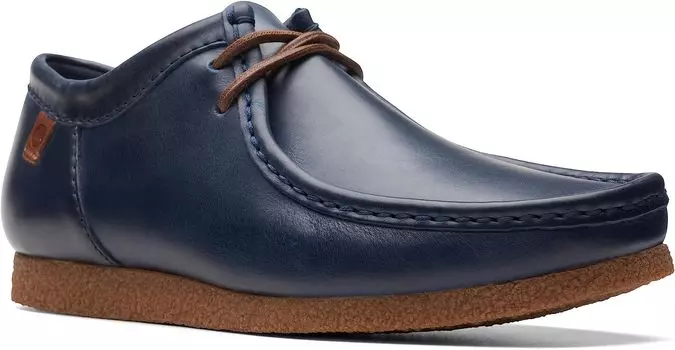 Кроссовки Shacre Ii Run Shoes Clarks, цвет Dark Navy Leather