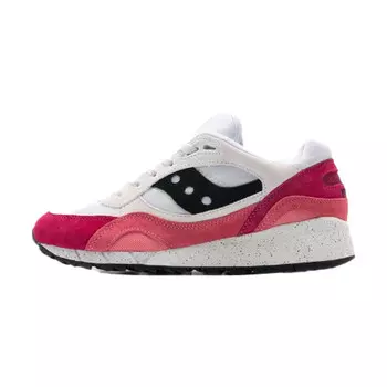 Кроссовки Shadow 6000 унисекс с низким верхом белые/розовые/красные Saucony