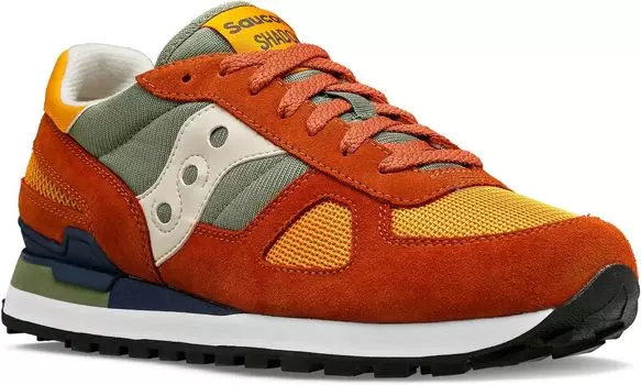 Кроссовки Shadow Original Saucony Originals, цвет Rust/Green