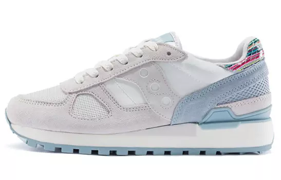 Кроссовки Shadow Original женские с низким верхом серо-синие Saucony