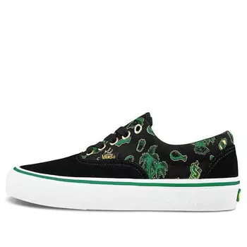 Кроссовки shake junt x era pro 'black green' Vans, черный