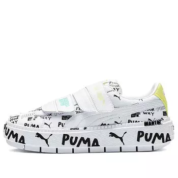Кроссовки shantell martin x platform trace strap 'white' Puma, белый
