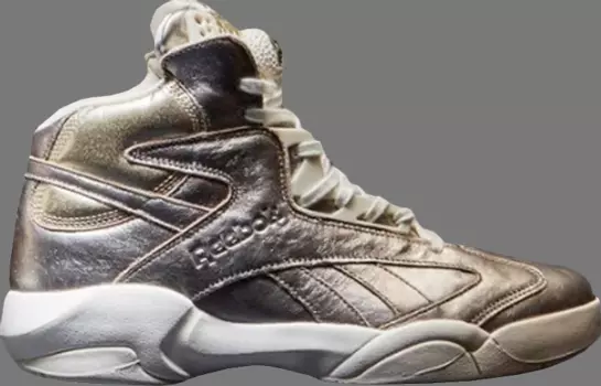 Кроссовки shaq attaq 'celebrate' Reebok, серебряный