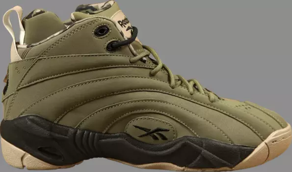 Кроссовки shaqnosis og 'cargo green' Reebok, зеленый