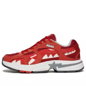 Кроссовки shark sta 'korea' A Bathing Ape, красный