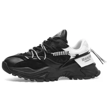 Кроссовки Shark Tooth Series Chunky унисекс с низким верхом Masongarments, цвет Jet Black