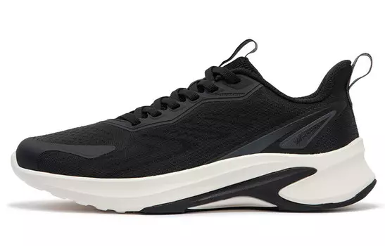 Кроссовки Sharp Teeth женские с низким верхом, черный/белый 361°