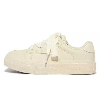 Кроссовки Shen Linsen Skateboarding Shoes Women's Low-top, бежевый