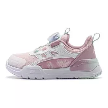 Кроссовки Shield Kids Lifestyle для детей с низким верхом, белые/розовые Lining Young, розовый
