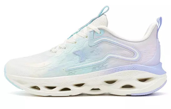 Кроссовки Shock Absorbing Spinning 10.0 женские с низким верхом Фиолетовый/Синий Xtep