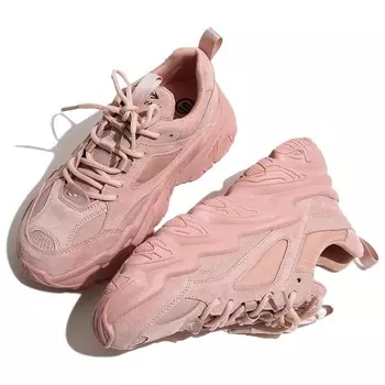 Кроссовки Shougu Shougu Chunky Sneakers Women's Mid-top, серый