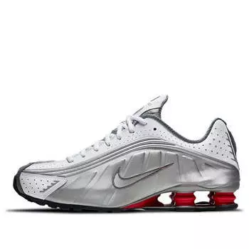 Кроссовки shox r4 retro 'comet red' Nike, белый