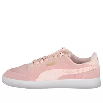 Кроссовки shuffle suede 'pink white' Puma, розовый