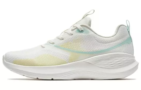 Кроссовки Shuyue1.5 женские с низким верхом, белые/желтые/зеленые Xtep