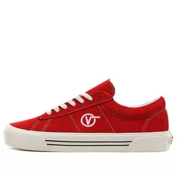 Кроссовки sid dx 'red white' Vans, красный
