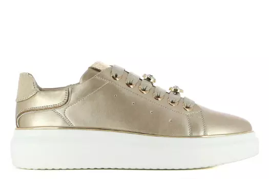 Кроссовки Silva на платформе Casas, золотой
