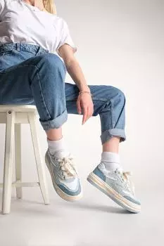 Кроссовки - Синие - Плоские Marjin, синий