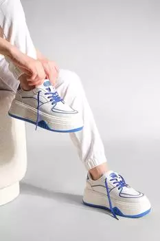 Кроссовки - Синие - Плоские Marjin, синий