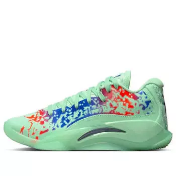 Кроссовки сион 3 Air Jordan, зеленый