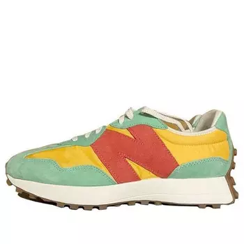 Кроссовки size? x 327 'yellow green orange' New Balance, желтый
