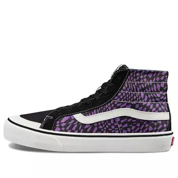 Кроссовки sk8-hi 138 decon sf 'black purple' Vans, черный