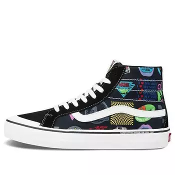 Кроссовки sk8-hi 138 decon sf black Vans, черный