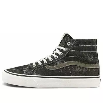 Кроссовки sk8-hi 38 decon sf 'eco theory - black palm' Vans, черный