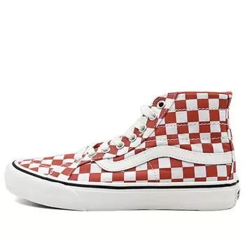 Кроссовки sk8-hi 38 decon sf sneakers red/white Vans, красный