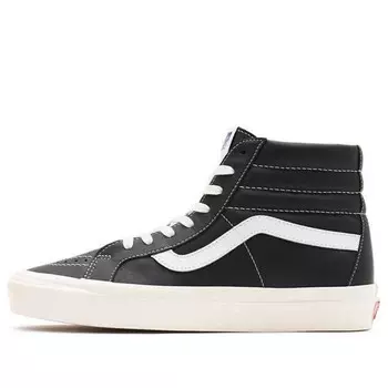 Кроссовки sk8-hi 38 dx anaheim factory 'black white' Vans, черный
