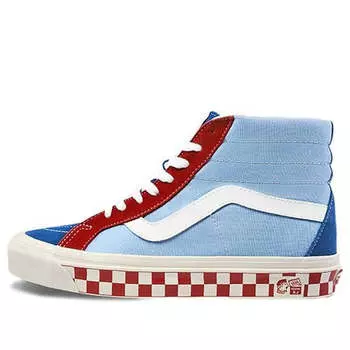 Кроссовки sk8-hi 38 dx 'anaheim factory - color mix' Vans, синий
