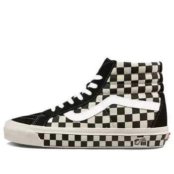 Кроссовки sk8-hi 38 dx 'anaheim factory - checker combo' Vans, черный