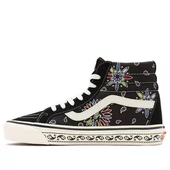 Кроссовки sk8-hi 38 dx 'anaheim factory - paisley' Vans, черный