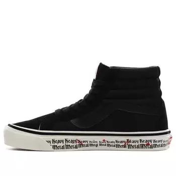 Кроссовки sk8-hi 38 dx 'anaheim factory - heavy metal tape' Vans, черный