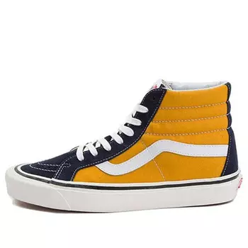 Кроссовки sk8-hi 38 dx anaheim factory 'og navy' Vans, синий