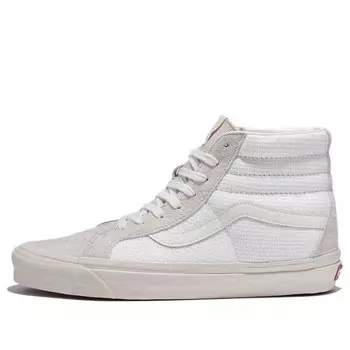 Кроссовки sk8-hi 38 dx 'beige white' Vans, бежевый