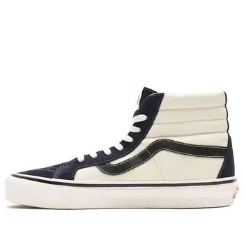 Кроссовки sk8-hi 38 dx 'blue white' Vans, синий