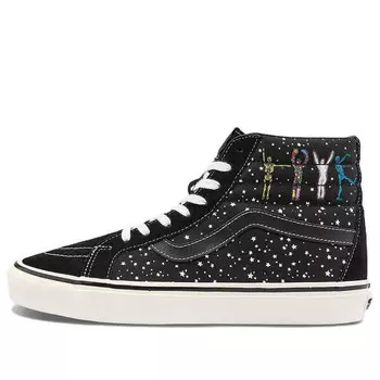 Кроссовки sk8-hi 38 dx skate shoes black Vans, черный