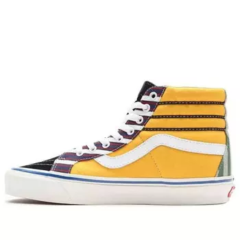 Кроссовки sk8-hi black white red Vans, черный