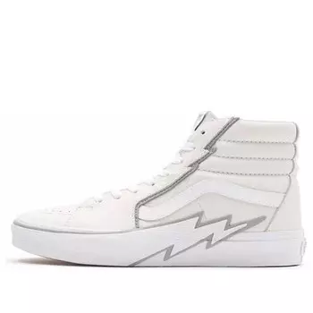 Кроссовки sk8-hi 'bolt - white' Vans, белый