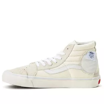 Кроссовки sk8-hi bricolage cream white Vans, белый